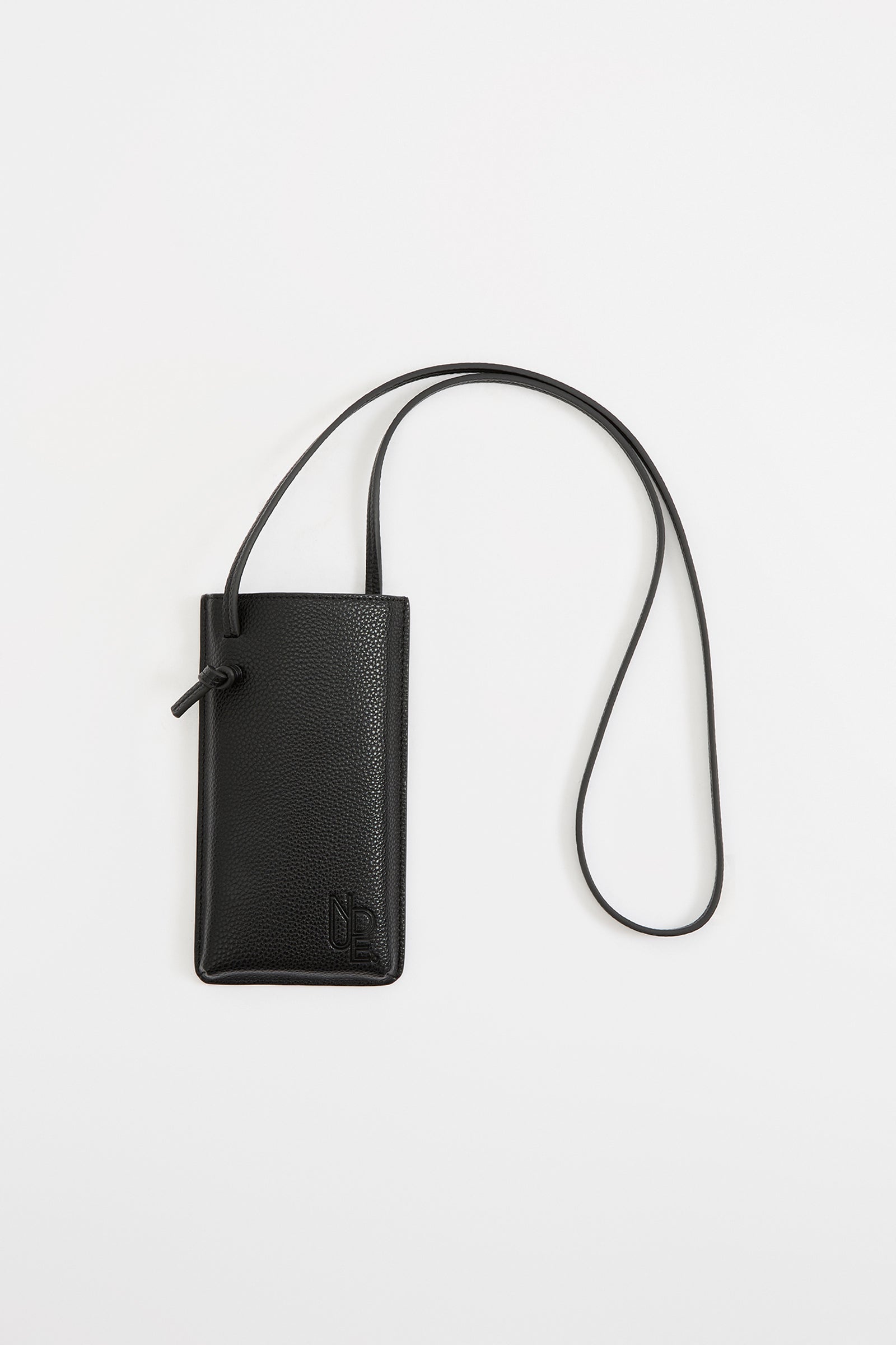 Tabitha Vegan Leather Phone Pouch Black 