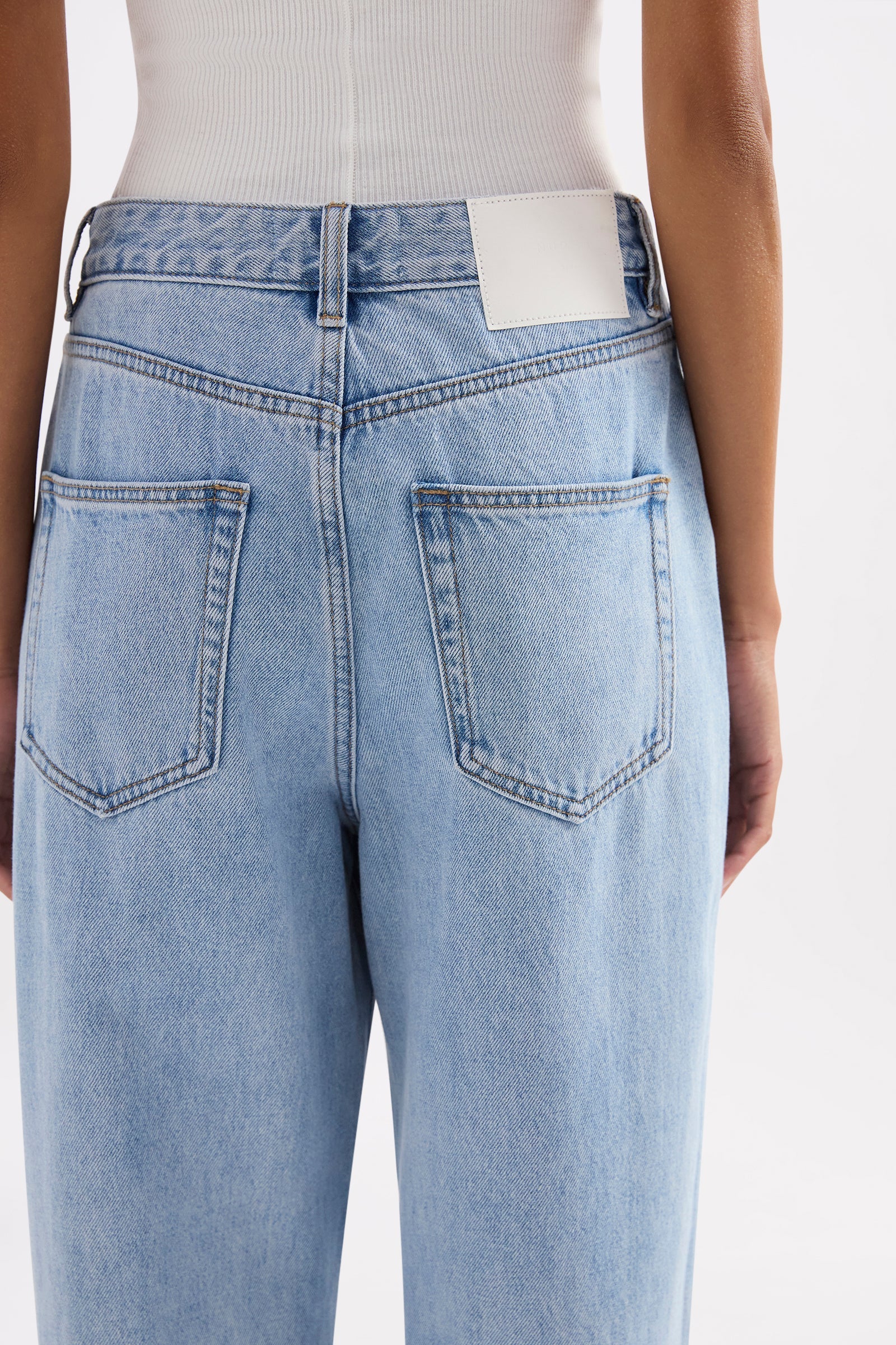 Organic Baggy Jean Soft Blue 