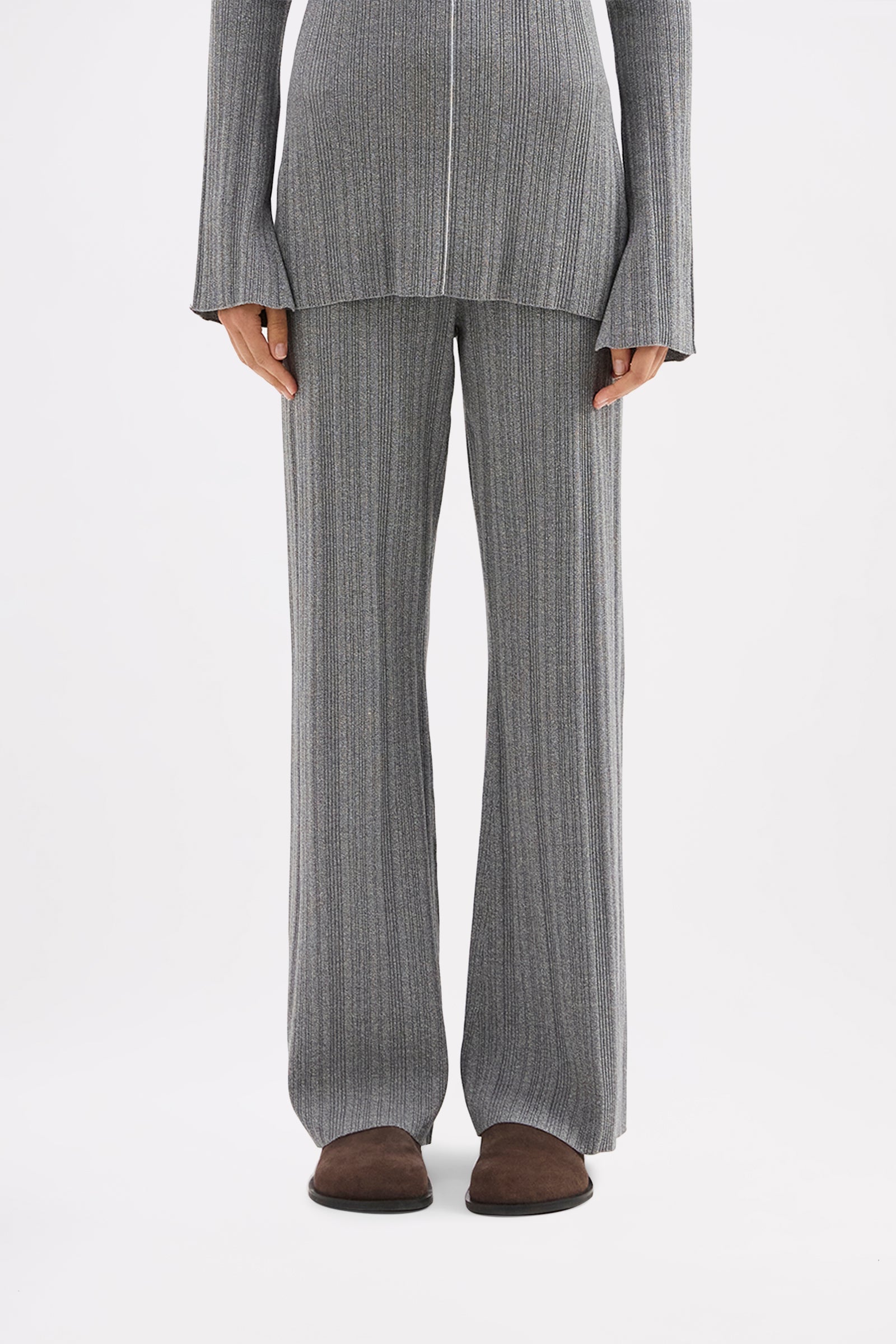 Sedona Knit Pant Grey Marle 