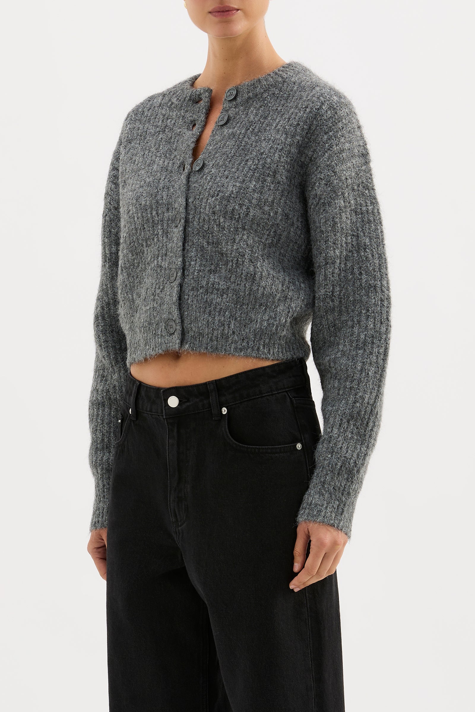Shop Nixon Cropped Cardigan | Nude Lucy