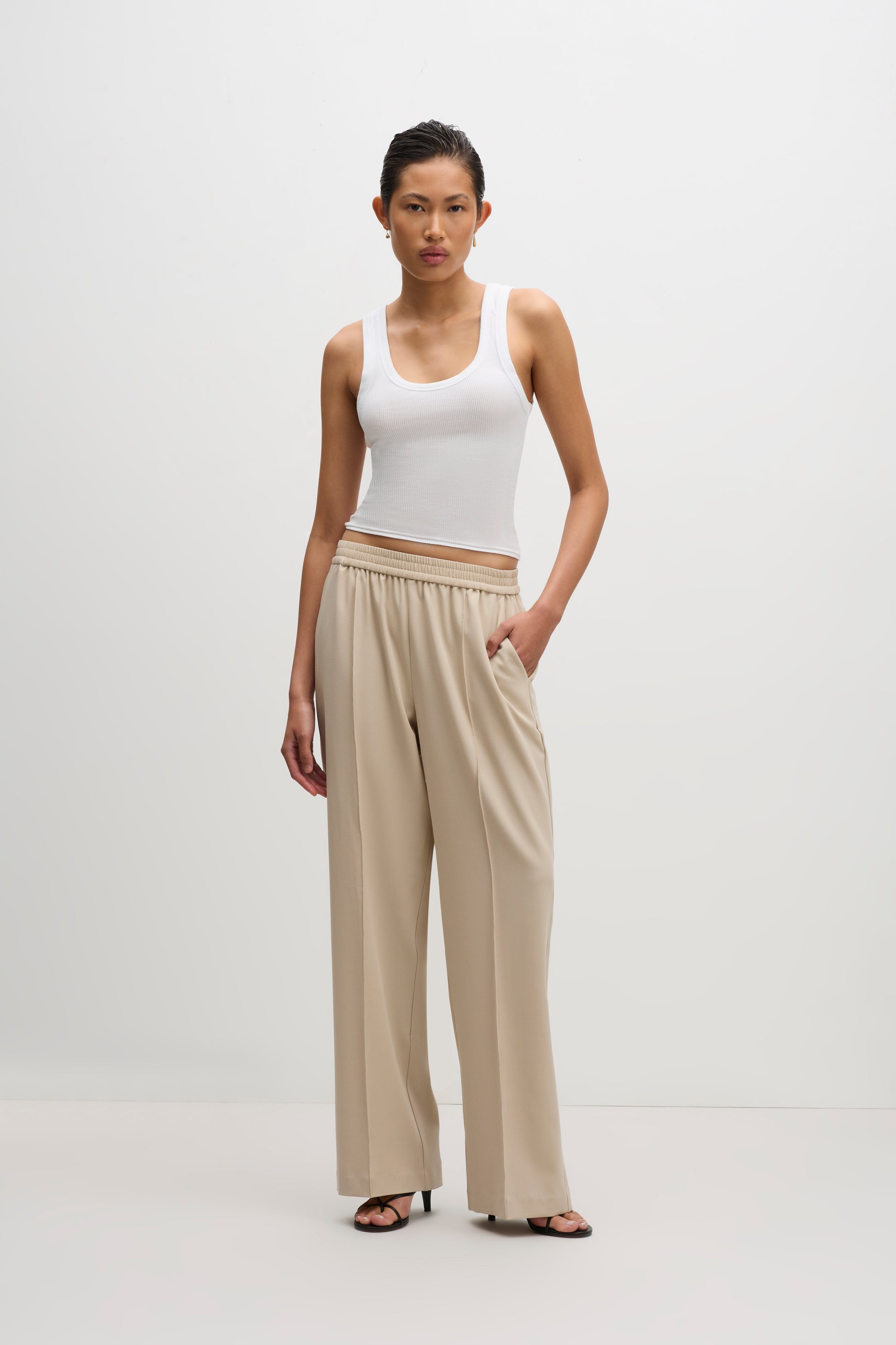 Eryn Tailored Pant Stone 