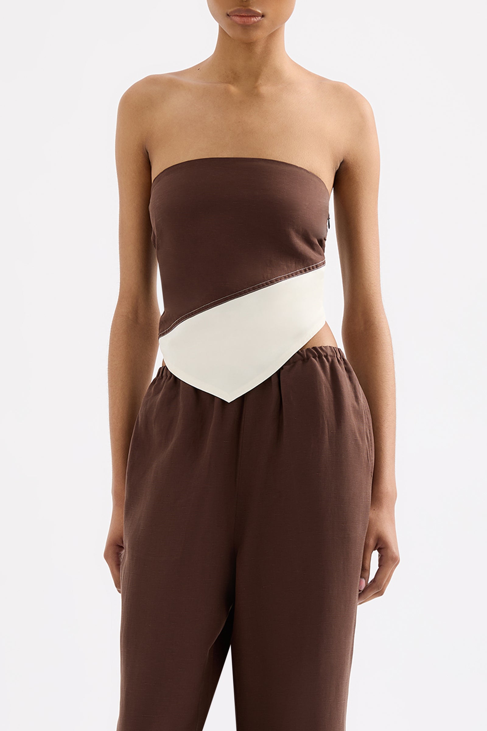 Serafin Bodice Espresso Splice 