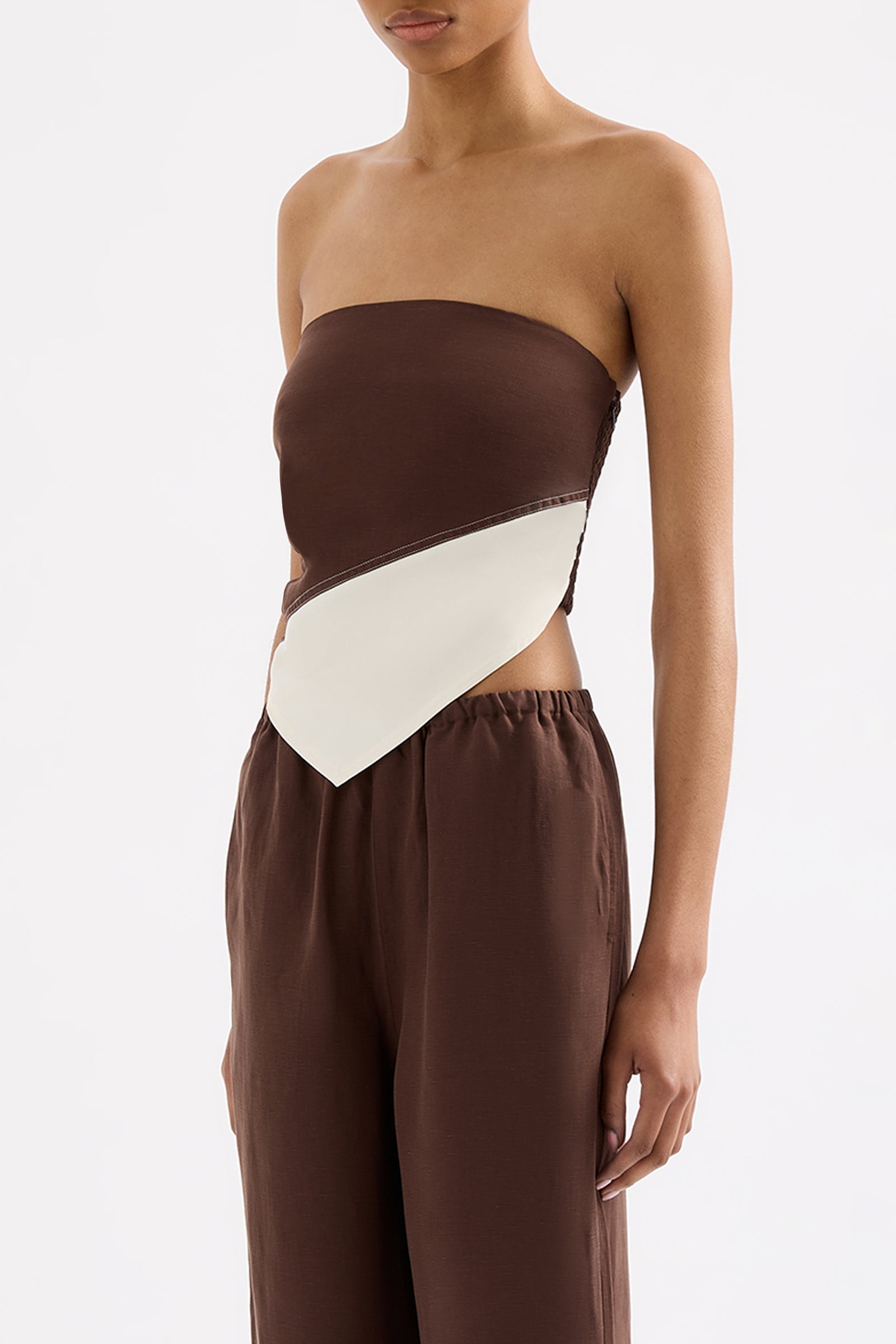 Serafin Bodice Espresso Splice 