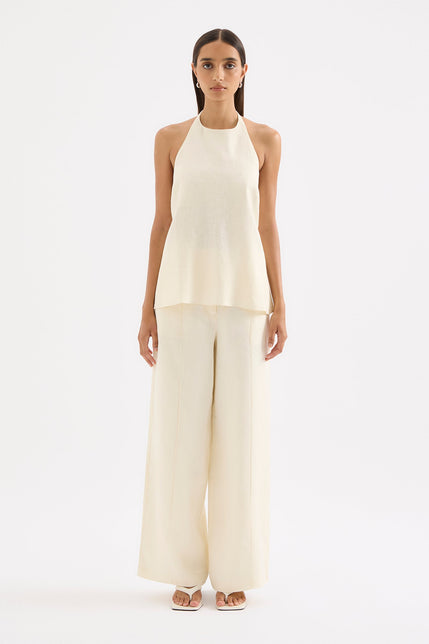 Linnea Linen Top Chamomile 