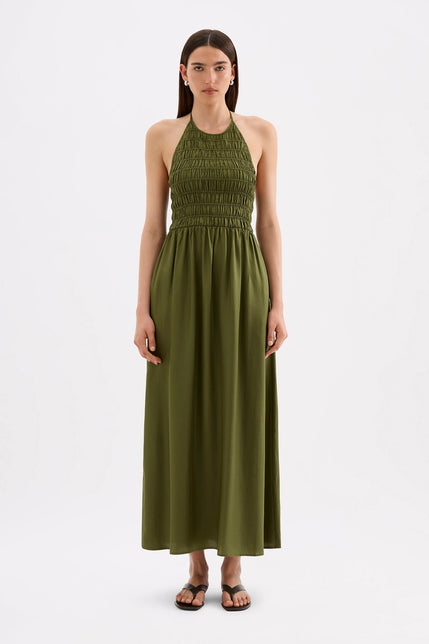 Mira Tencel Maxi Dress Cypress 