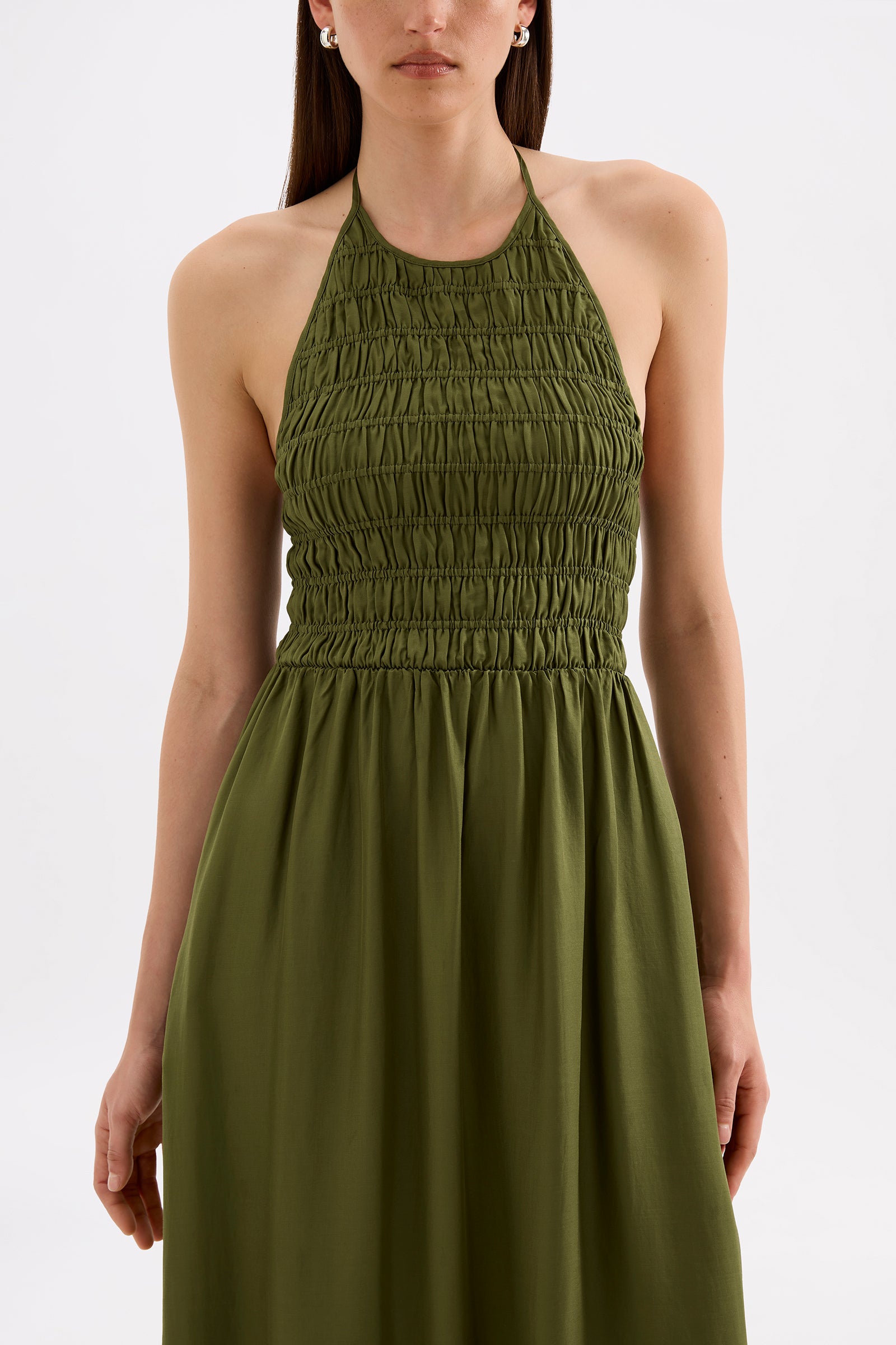 Mira Tencel Maxi Dress Cypress 