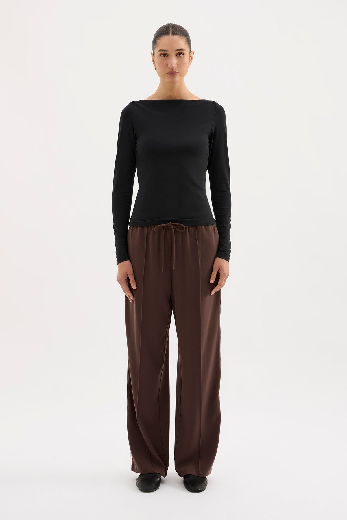 Lilah Ls Top Black 