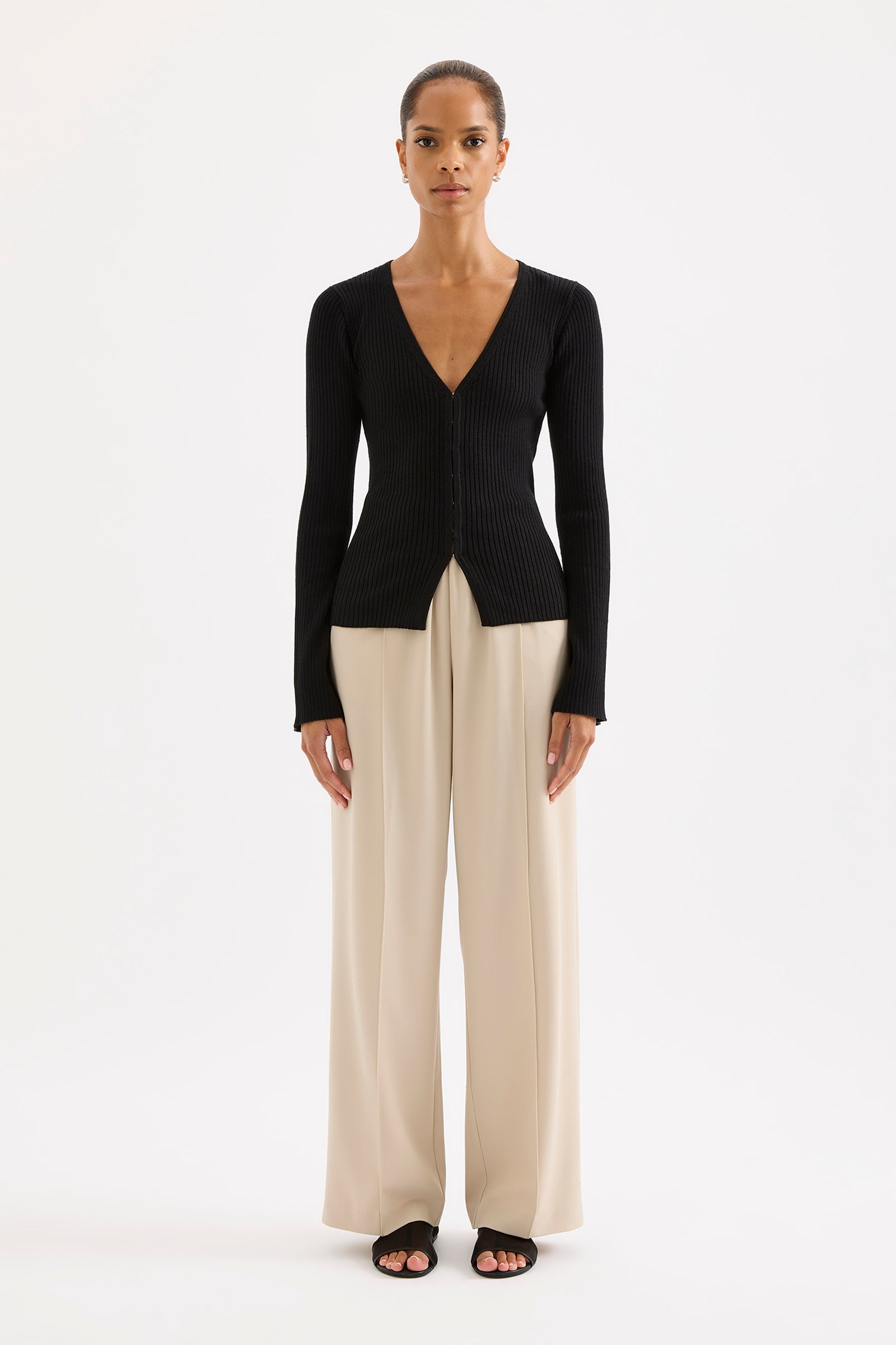 Ettiene Knit Cardigan Black 