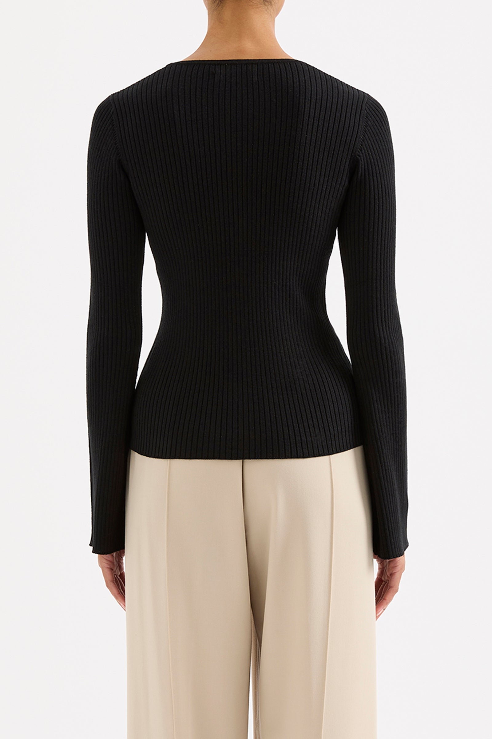 Ettiene Knit Cardigan Black 