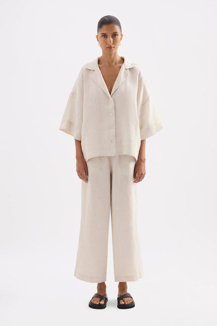 Lounge Linen Shirt Natural 