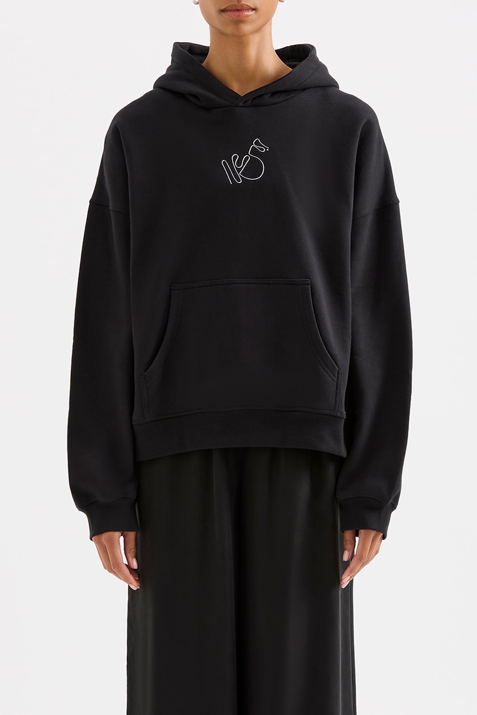 Nude Signature Hoodie Black 