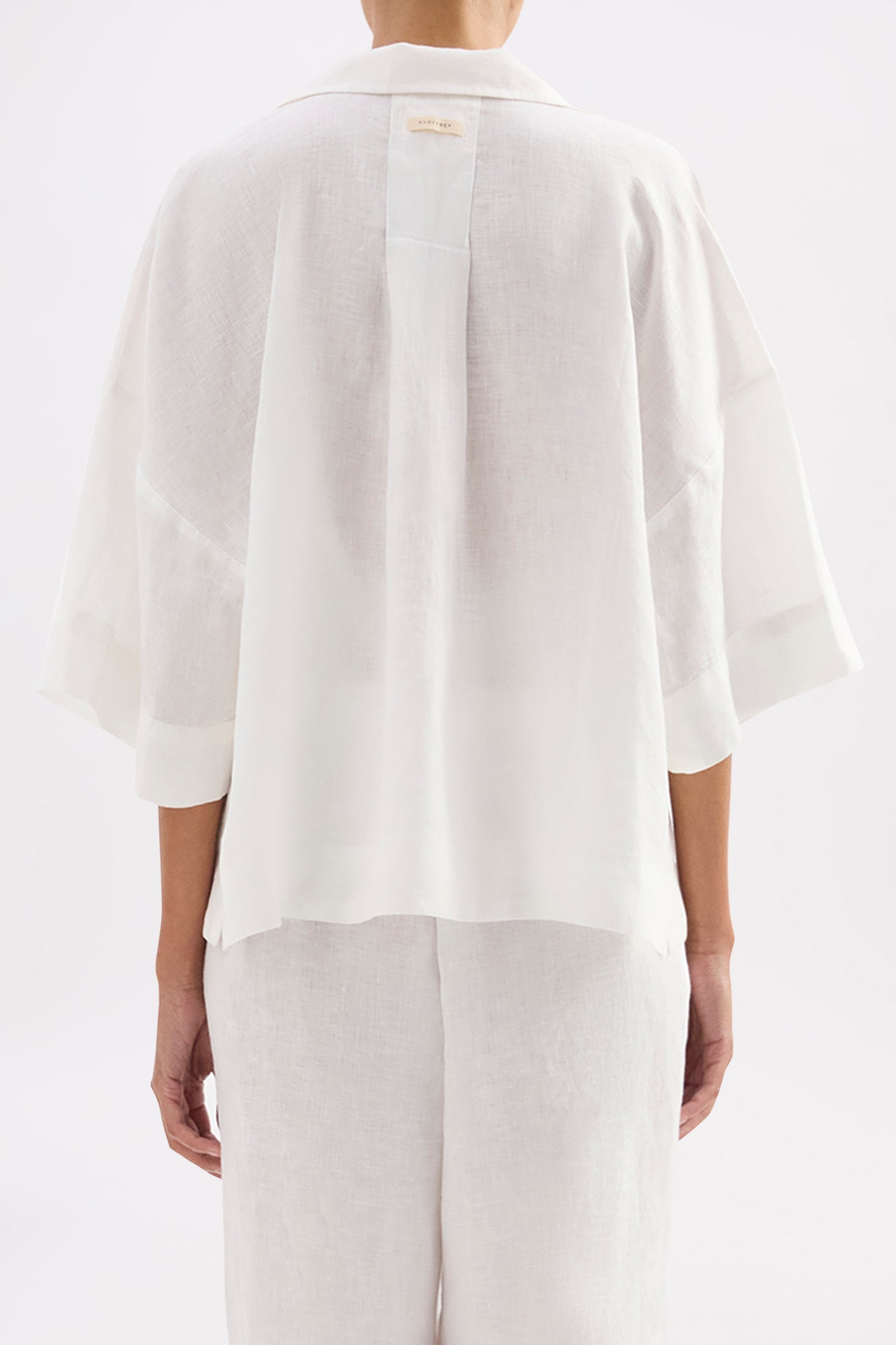 Lounge Linen Shirt White 