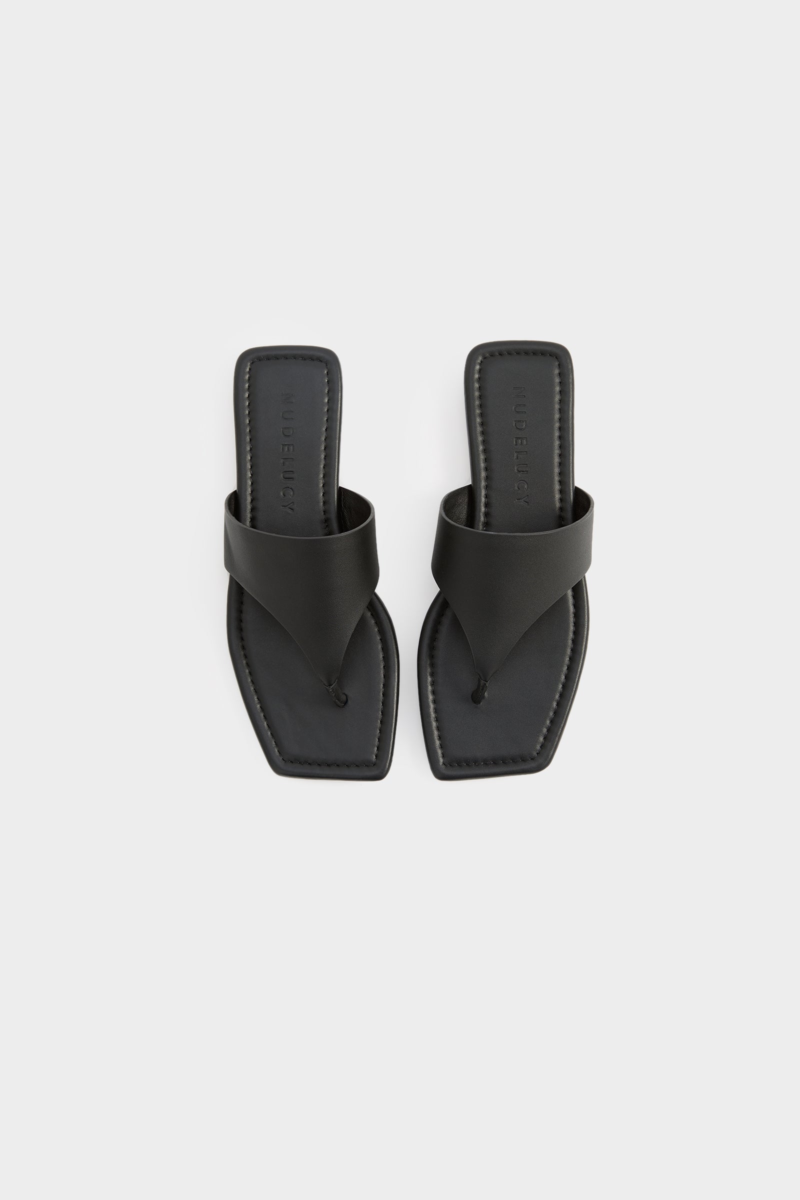 Corinne Leather Sandal Black 