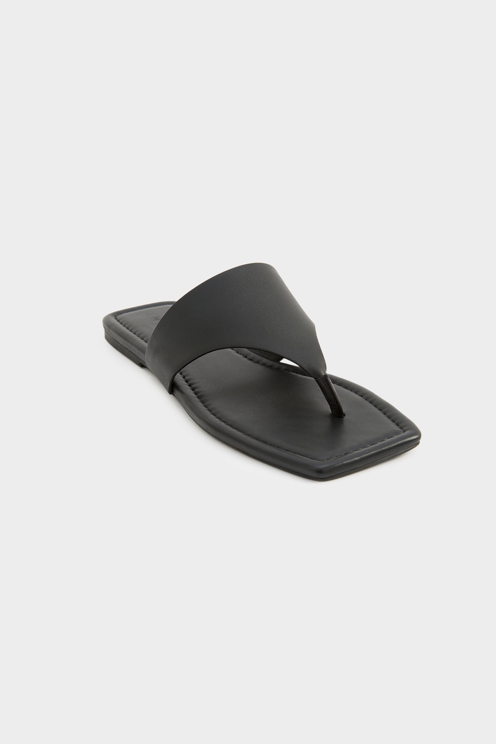 Corinne Leather Sandal Black 